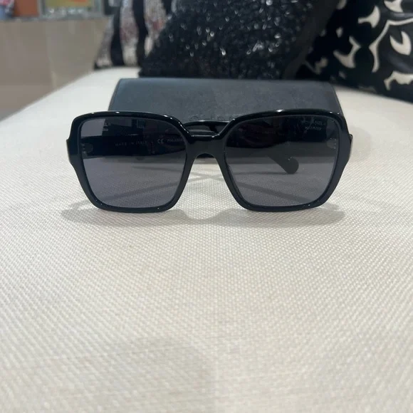 CHANEL | Accessories | Chanel Black Sunglasses Bold  display picture 1